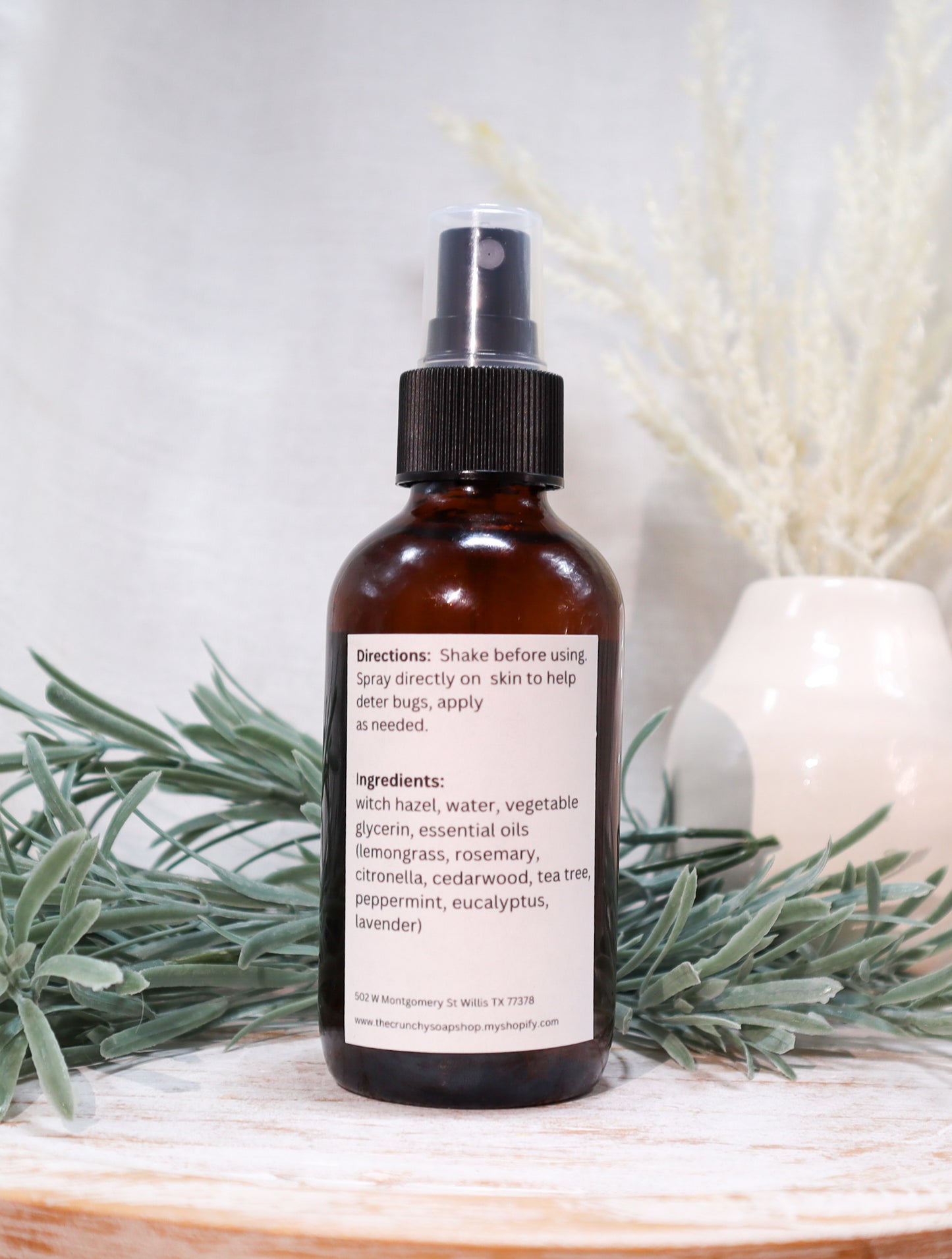 Natural Bug Repellent Spray with Essential Oils | DEET-Free Outdoor Spray | Camping & Hiking Insect Repellent Alternative