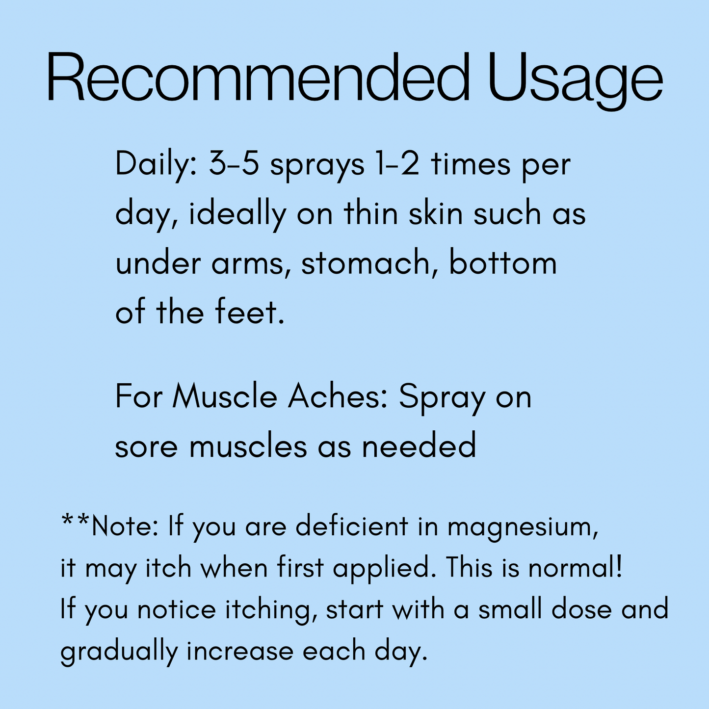Magnesium Oil Spray | Magnesium Chloride Body Spray with Essential Oils | Daily Wellness Mist
