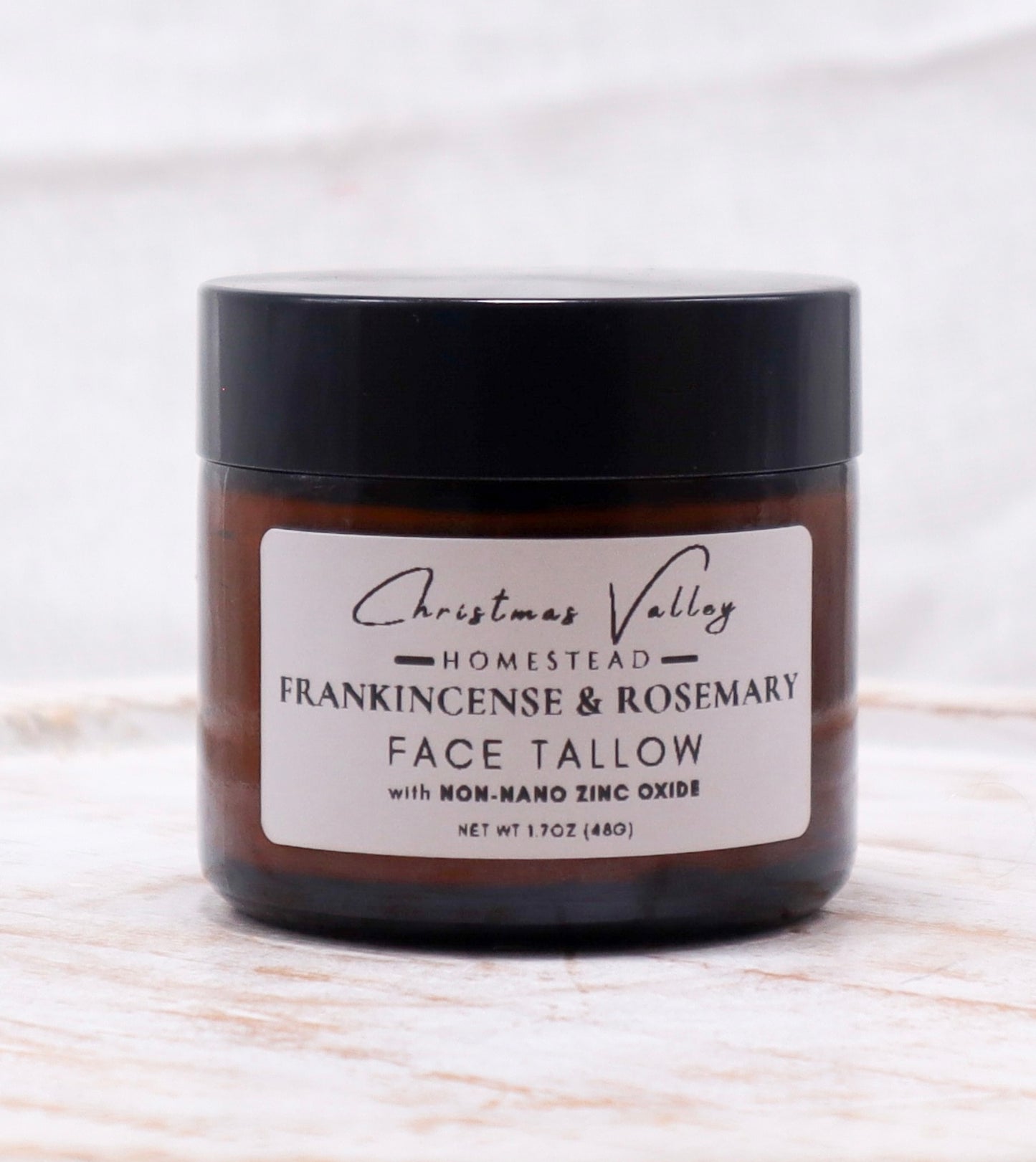 Frankincense & Rosemary Face Tallow with non-nano zinc oxide
