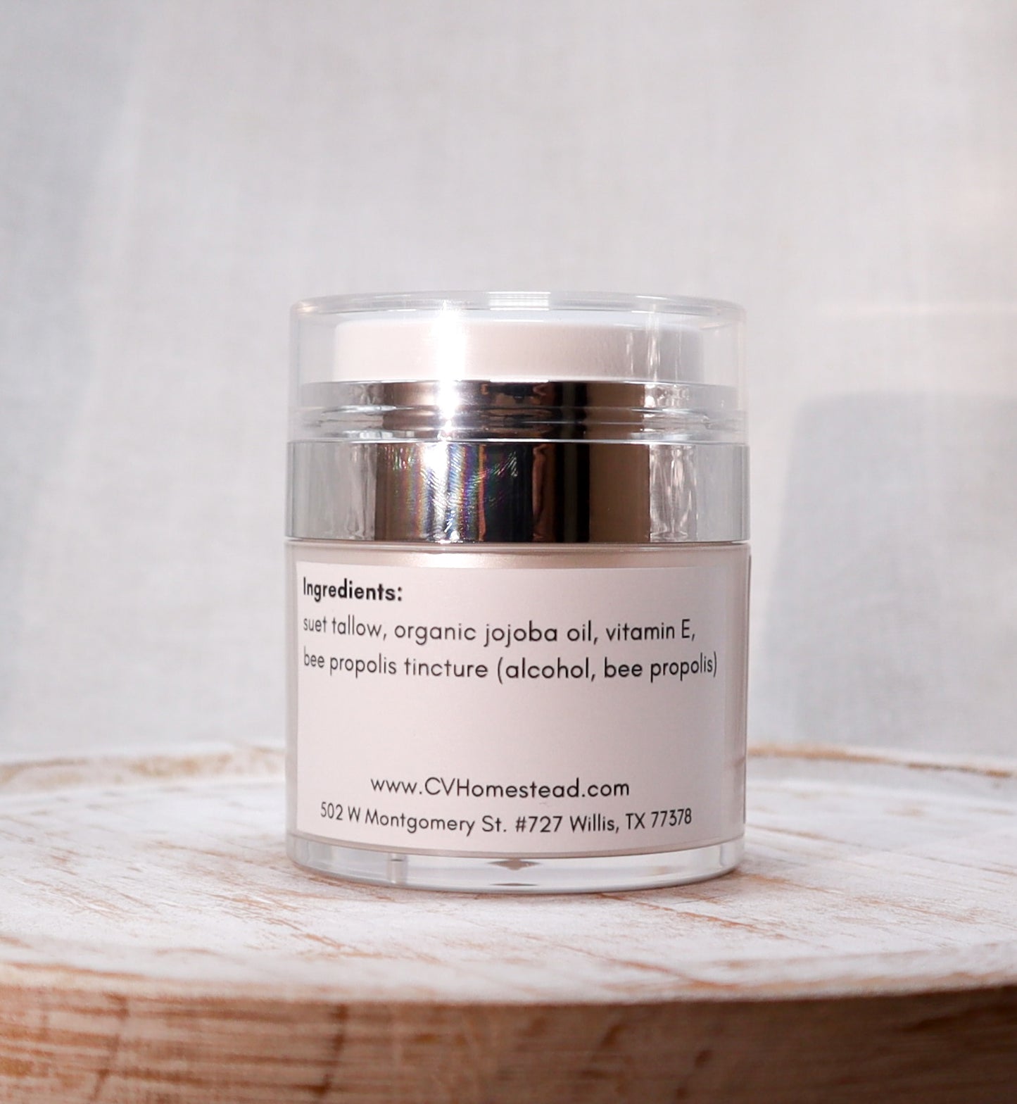 Frankincense & Rosemary Face Tallow with non-nano zinc oxide