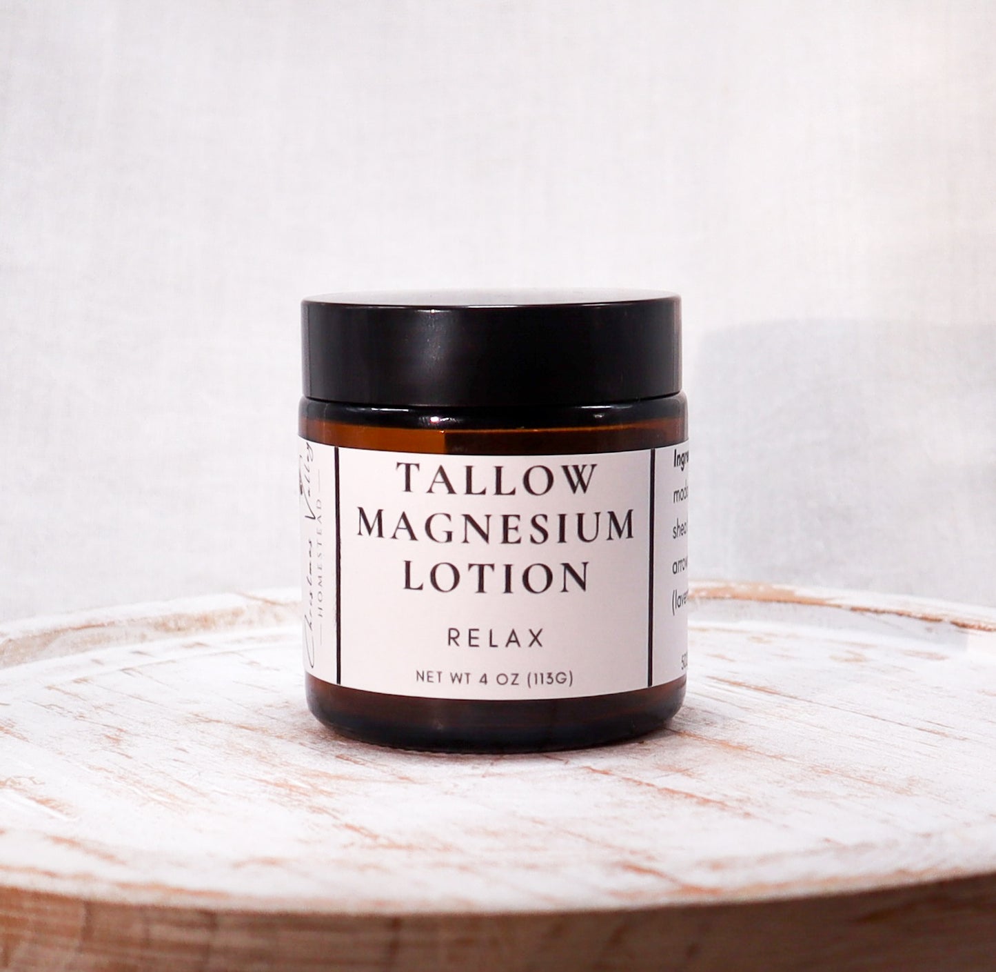 Tallow Magnesium Lotion