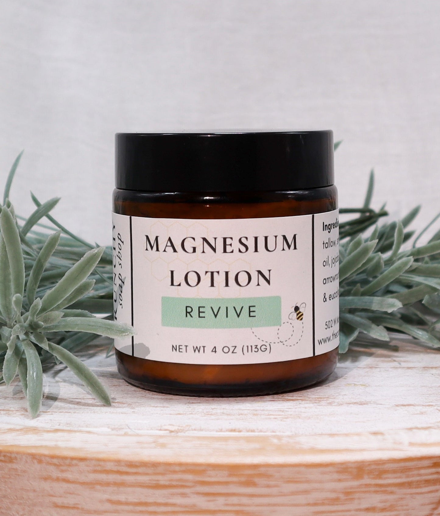 Magnesium Lotion | Tallow Body Butter with Magnesium Oil | Grass Fed Suet Tallow, Shea & Beeswax | Natural Skin Care, Minerals