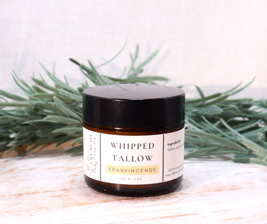 Whipped Suet Tallow - Face and Body Cream with Organic Jojoba Oil & Essential Oils