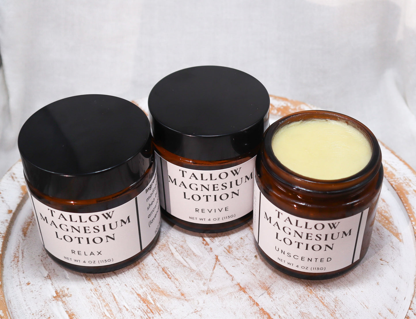 Tallow Magnesium Lotion
