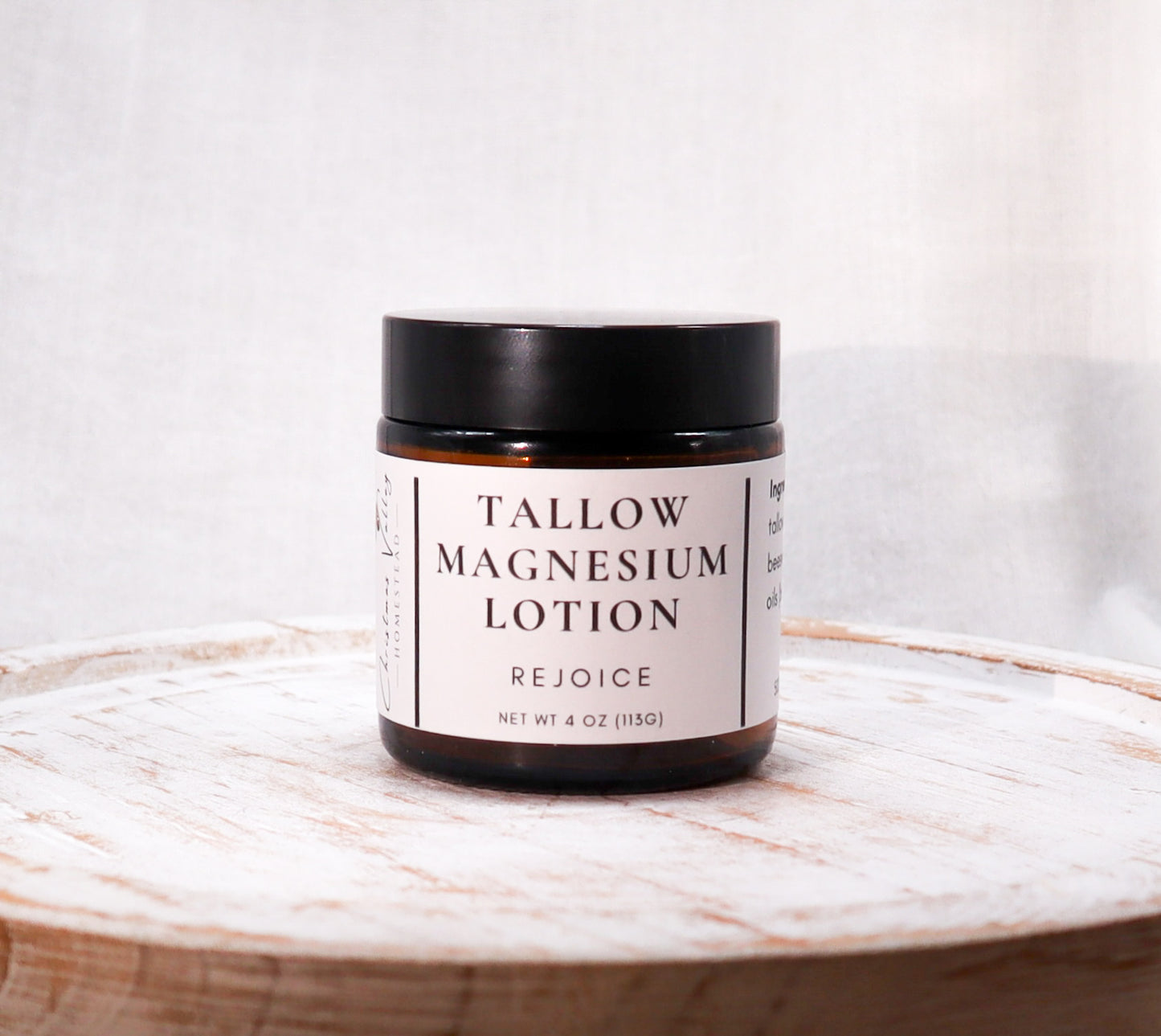 Tallow Magnesium Lotion