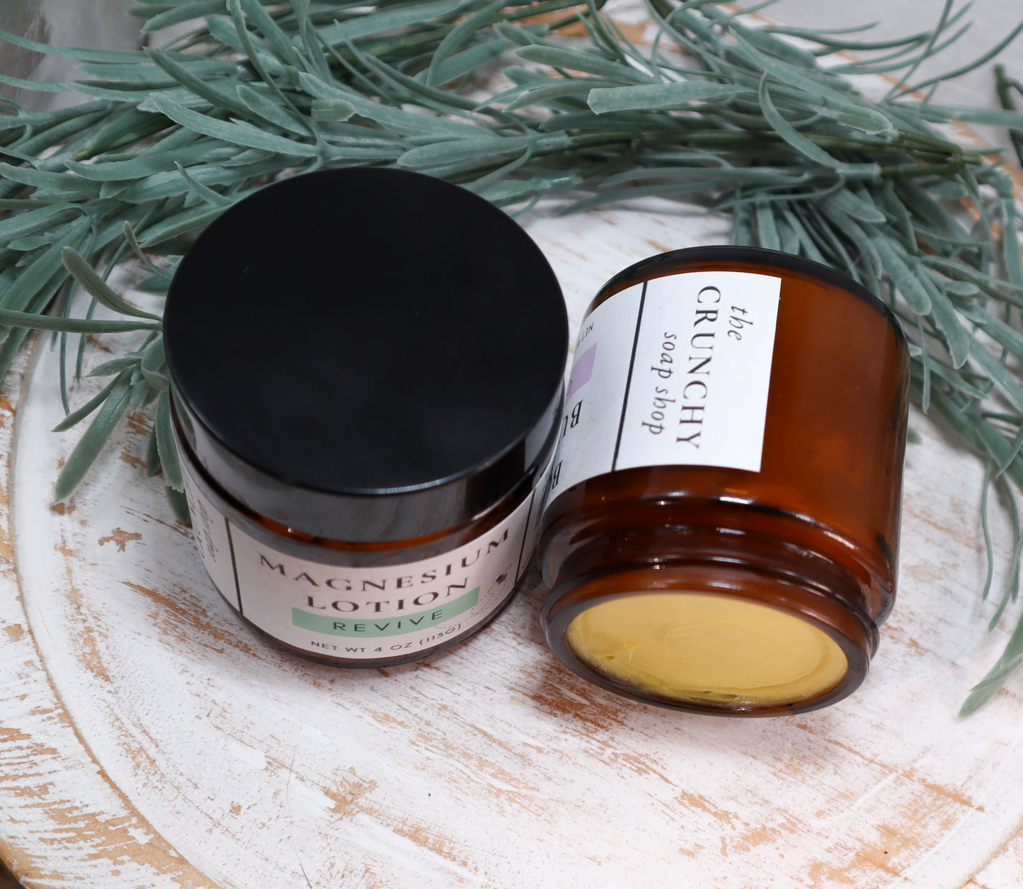 Magnesium Lotion | Tallow Body Butter with Magnesium Oil | Grass Fed Suet Tallow, Shea & Beeswax | Natural Skin Care, Minerals