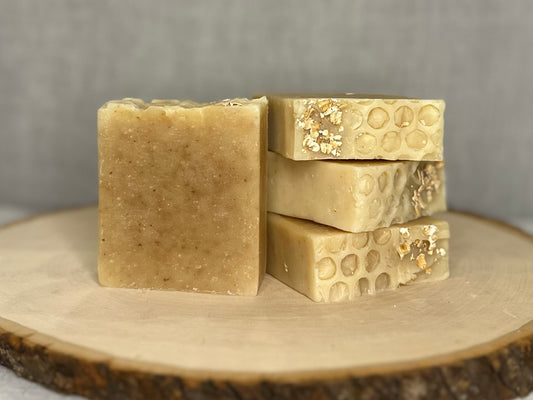 Oatmeal & Honey Bar Soap-Handmade-Artisan-Cold Process